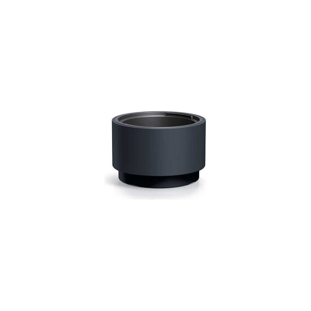 Изображение товара Пластиковое кашпо Prosperplast DLHEN400-S433 HEOS диаметр 39.5 см высота 24 см антрацит