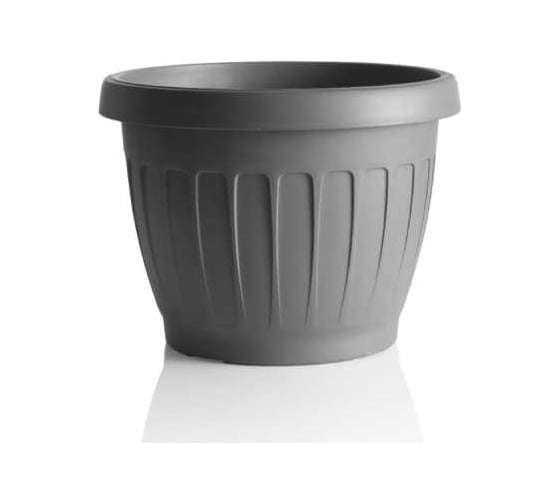 Изображение товара Горшок Bama Spa 31085 Terra диаметр 25 см высота 18.5 см 5,7 л серый 069565