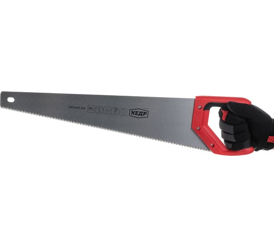 Изображение товара Ножовка по дереву 500 мм (3D-заточка, каленая, мелкий зуб) КЕДР 035-5009 24842