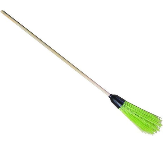 Изображение товара Метла синтетическая 5 колец на черенке ООО Рязанское предприятие Промпласткомплект 7930071180017