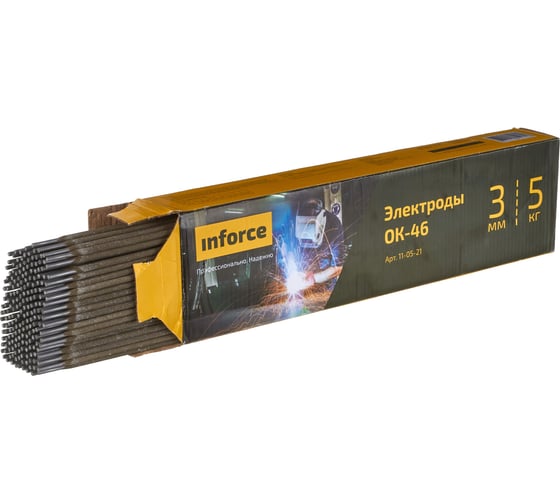 Изображение товара Электроды 46 (3 мм; 5 кг) Inforce 11-05-21