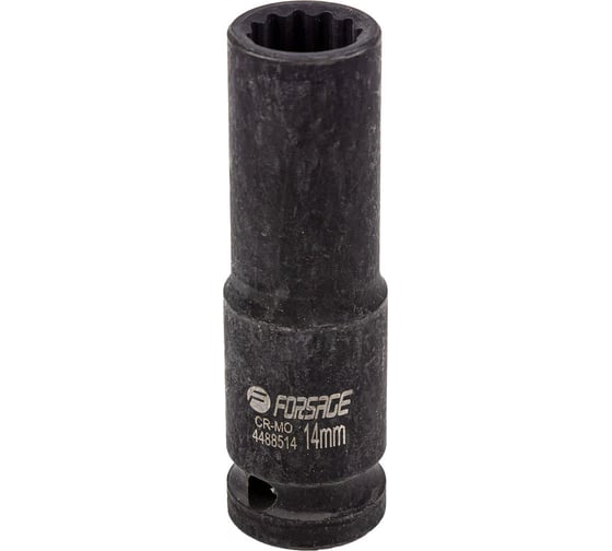 Изображение товара Головка ударная глубокая 12-гранная 14 мм, 1/2''DR Forsage F-4488514(54912)