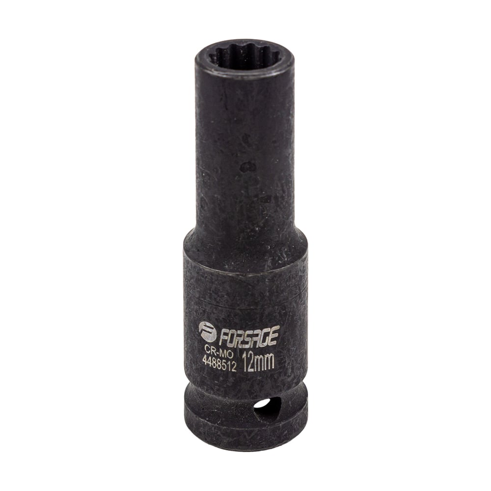 Изображение товара Головка ударная глубокая 12-гранная 12 мм, 1/2''DR Forsage F-4488512(54910)