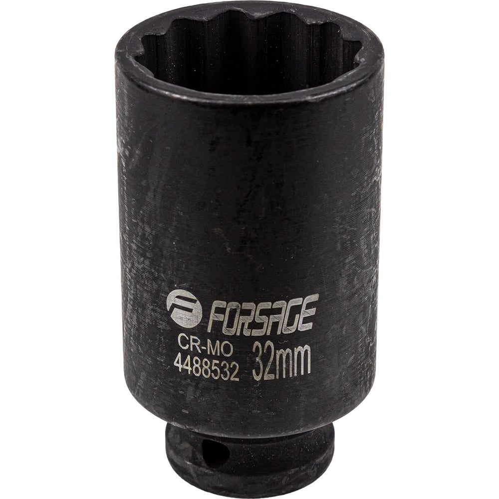 Изображение товара Головка ударная глубокая 12-гранная Forsage F-4488532 32 мм, 1/2 дюйма Изображение товара Головка ударная глубокая 12-гранная Forsage F-4488532 32 мм, 1/2 дюйма