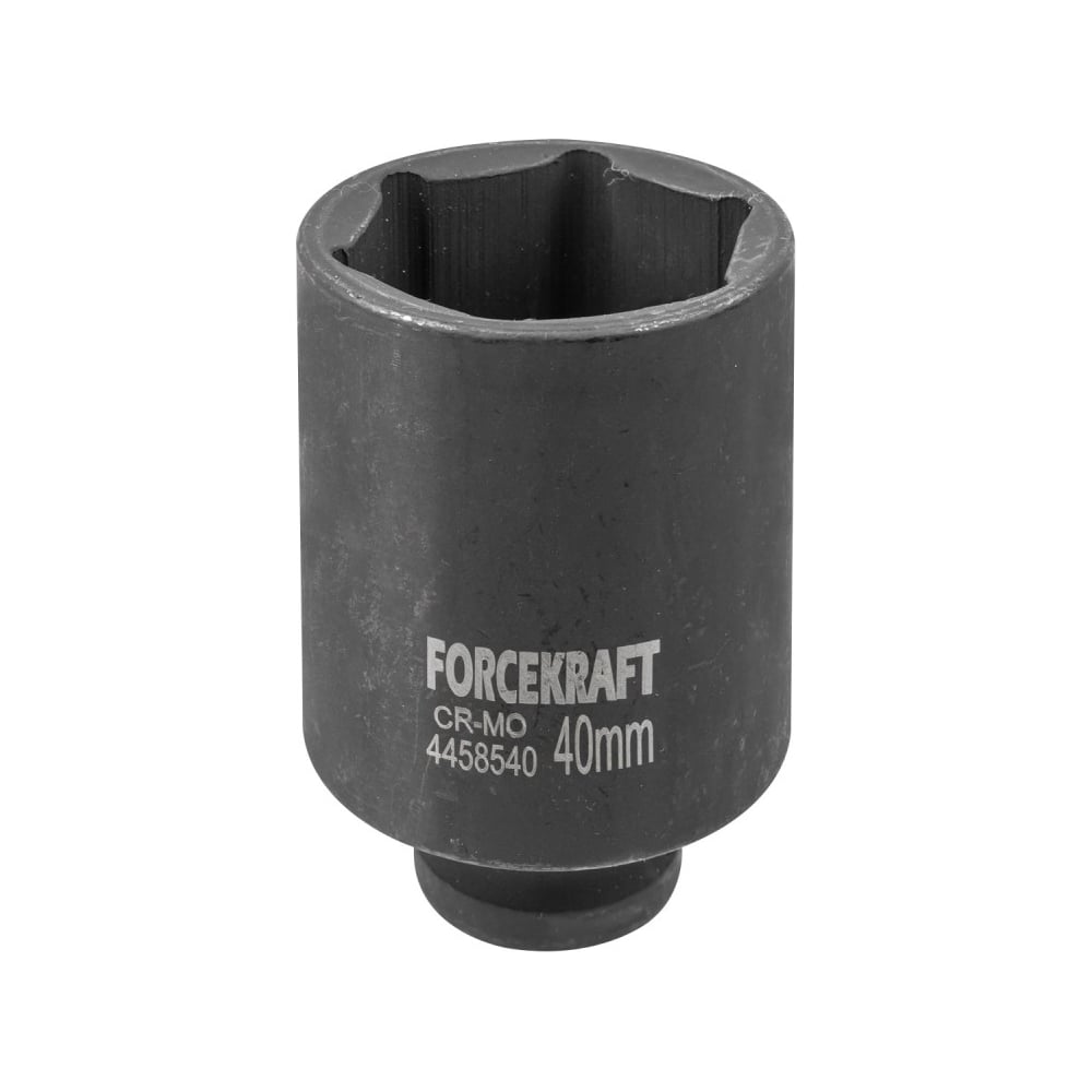 Изображение товара Головка ударная глубокая 6-гранная 40 мм, 1/2 дюйма Forcekraft