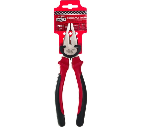 Изображение товара Плоскогубцы 200 мм КЕДР 033-2023 25092