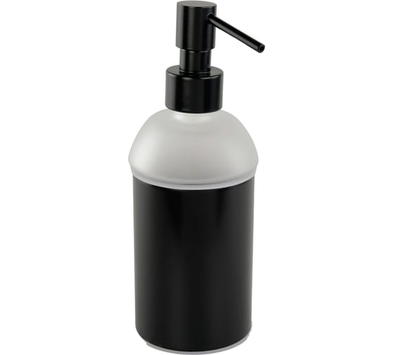 Изображение товара Дозатор жидкого мыла Migliore FORTIS настольный, матовое стекло/матовый черный 31758