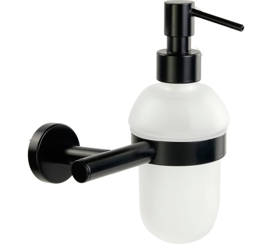 Изображение товара Дозатор жидкого мыла Migliore FORTIS настенный, матовое стекло/матовый черный 31756
