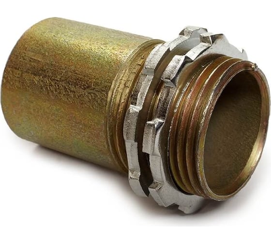 Изображение товара Вводный патрубок ГОФРОМАТИК у480 2 1/2 дюйма (уп.3шт.) (d=65, гайка 486) zeta41115