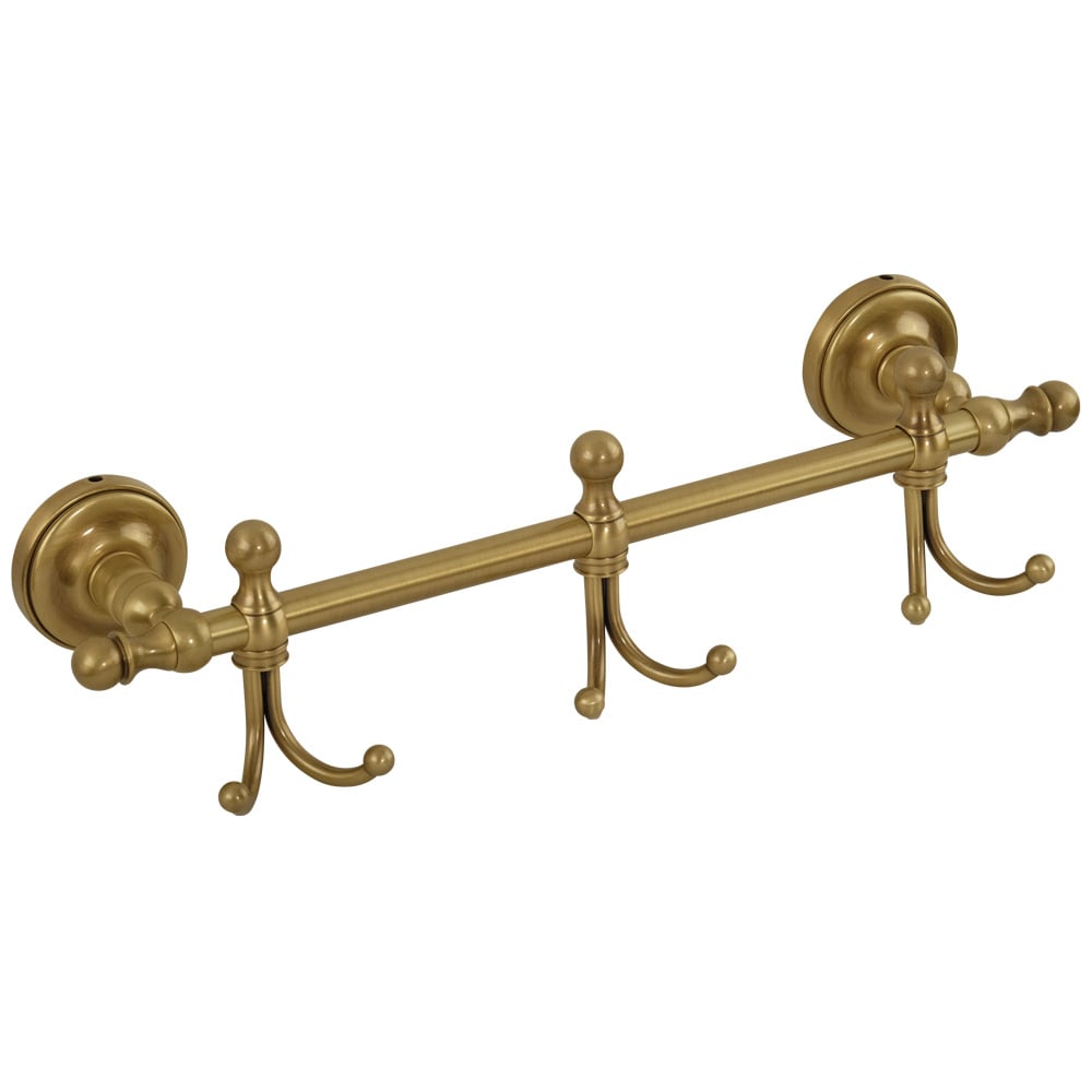 Изображение товара Планка с двойными крючками Migliore MIRELLA 36 см бронза