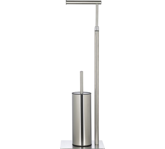 Изображение товара Держатель для туалетной бумаги с ершиком Bergenson Bjorn Iver матовый хром HF-IVR-HLD-MT-CHR