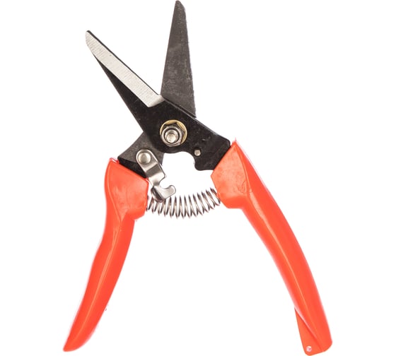 Изображение товара Цветочный секатор с прямыми лезвиями FEONA МИНИ 170 мм, пластиковые ручки с ремешком 004-0828 22776