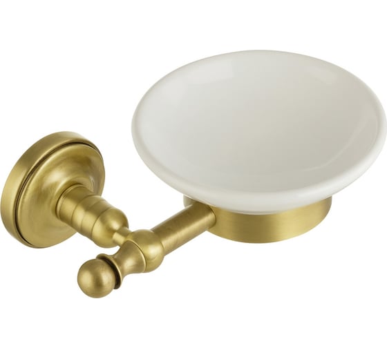 Изображение товара Мыльница Migliore MIRELLA настенная, керамика/бронза 17158