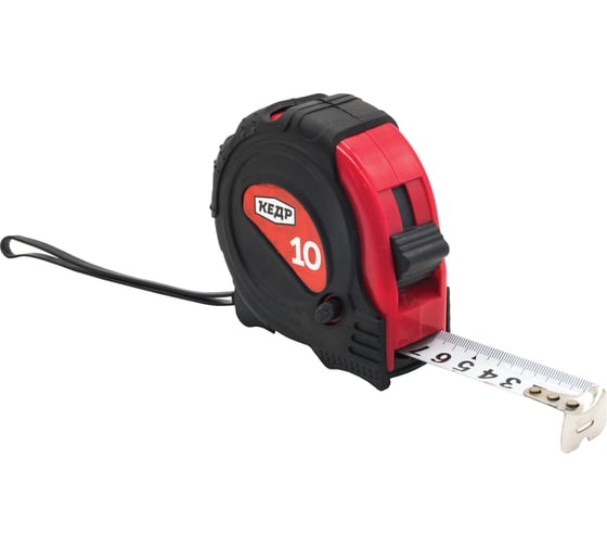 Изображение товара Рулетка с фиксатором КЕДР 10м х 25мм 016-1025 23445