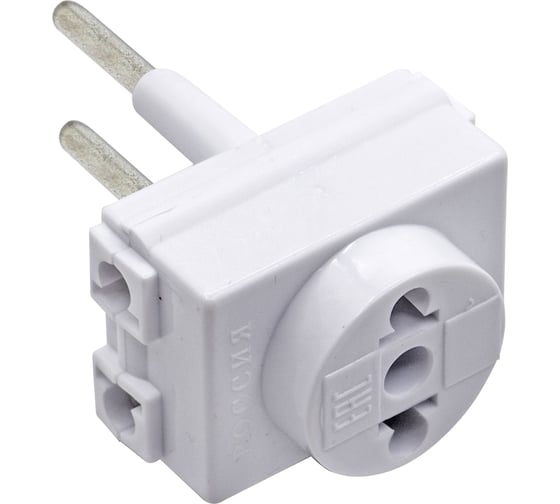 Изображение товара Электрический переходник РемоКолор "козья ножка" , 10а, (шт.) 89-0-054