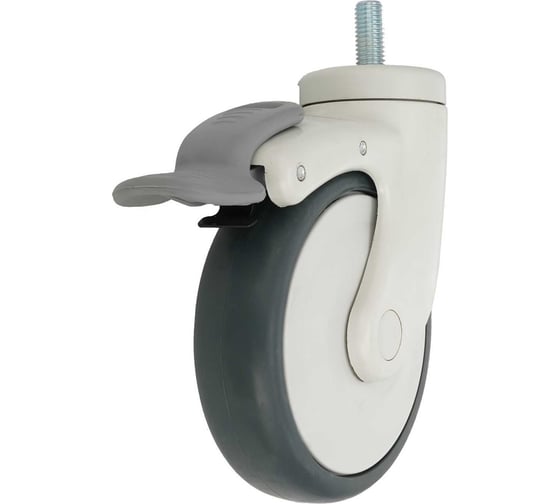 Изображение товара Колесо с кронштейном, тормозом, болтом и шайбой EMES EC04MBT125X32F12M12X45BOLTWASHER