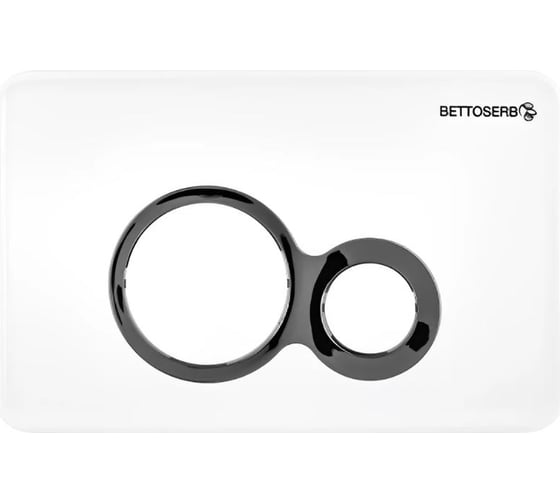 Изображение товара Клавиша смыва BETTOSERB белый глянец/хром глянец 40006458