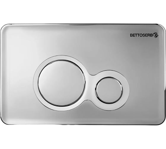 Изображение товара Клавиша смыва BETTOSERB хром глянец/хром матовый 40006465