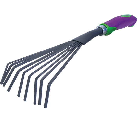 Изображение товара Веерные грабли с обрезиненной ручкой DON GAZON 370 мм 127-0370 54913