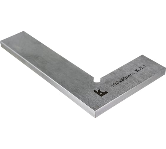 Изображение товара Угольник (поверочный, 100х60 мм, класс 1) КАЛИБРОН УП 132004