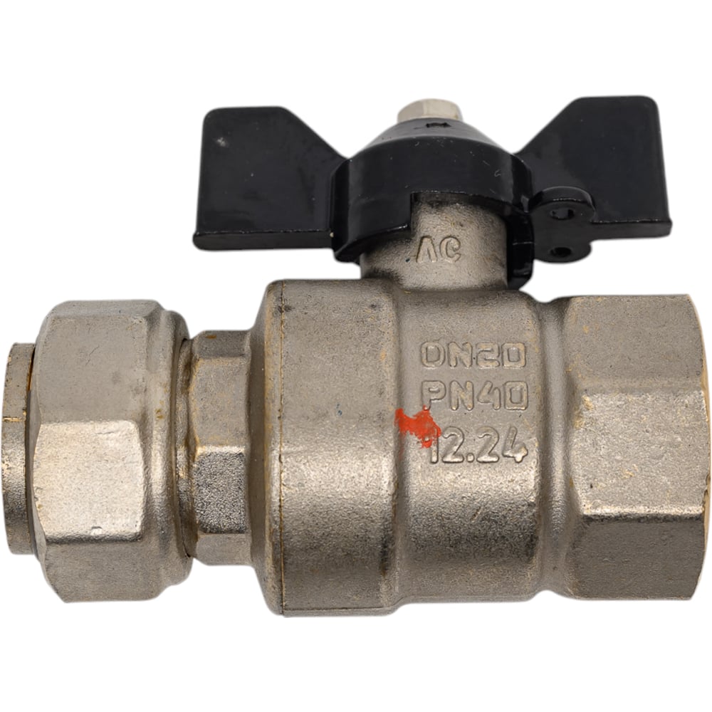 Изображение товара Кран шаровой LD PRIDE 3/4'' вн/накидная гайка бабочка 552257