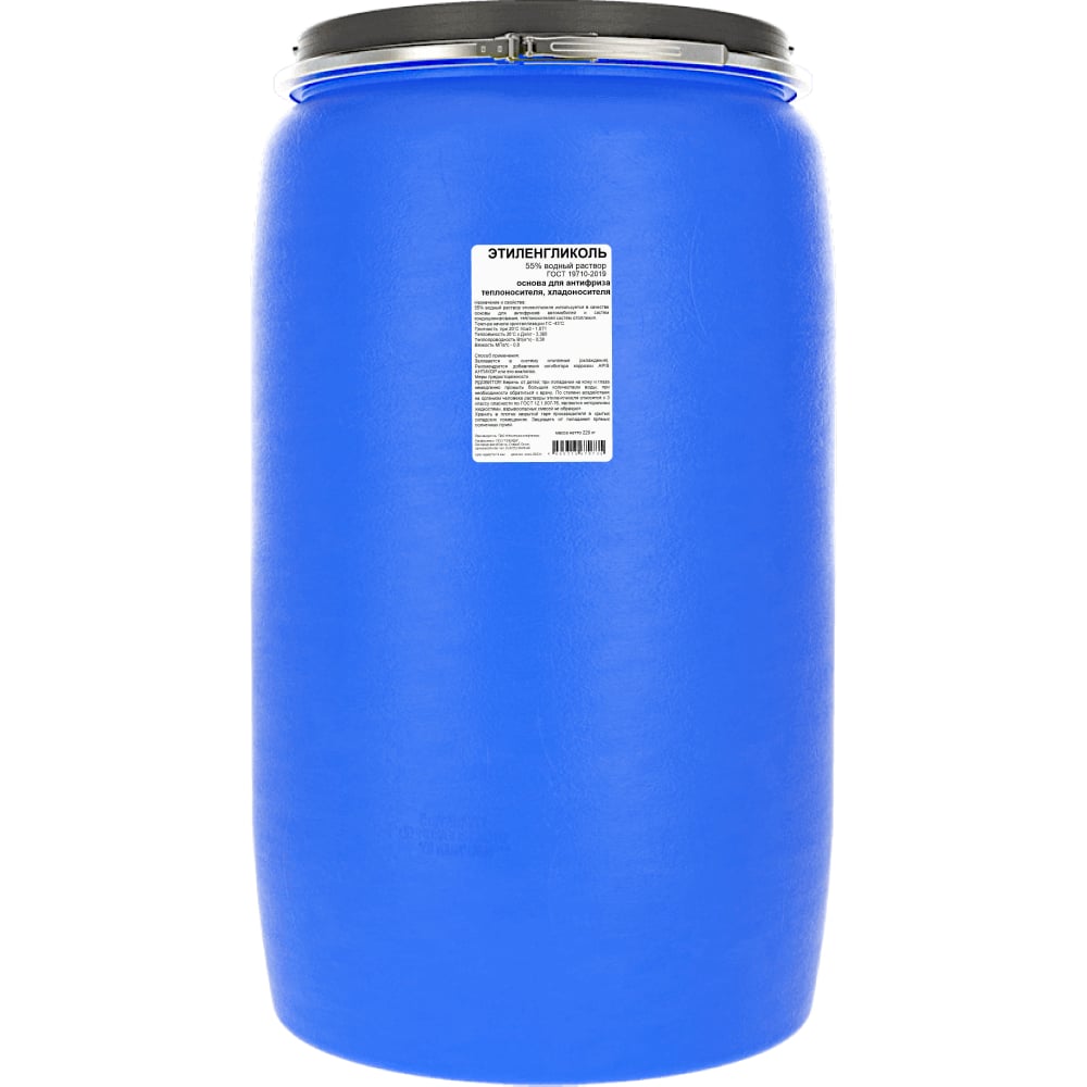 Изображение товара Этиленгликоль APIS 55-процентный водный раствор 225 кг антифриз