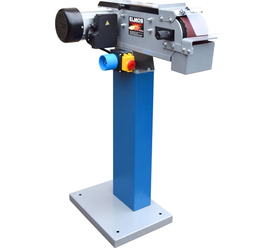 Изображение товара Ленточно-шлифовальный станок металлу Elmos BG 484 1,5кВт+подставка e70 553