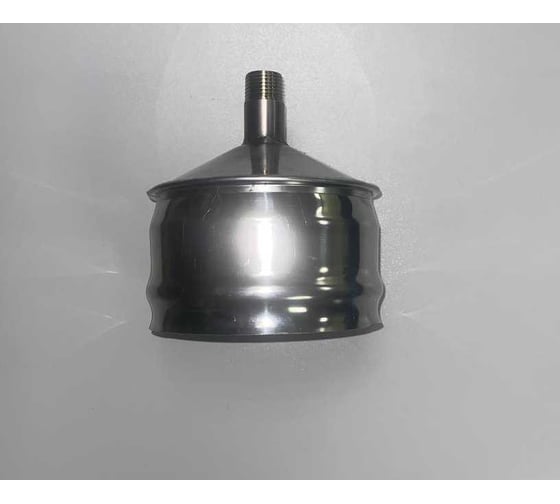 Изображение товара Заглушка с конденсатотводом Ип Чечихин Е.С. ВПВ 35 резьба 1/2, Д-115 Aisi-430, 0.8мм