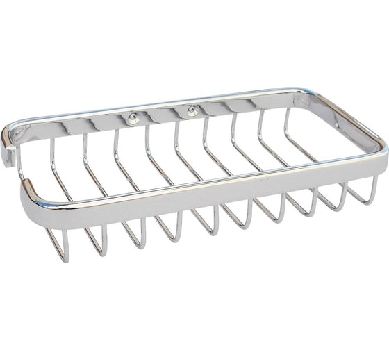 Изображение товара Мыльница Nofer прямоугольная из нержавеющей стали 09056.B