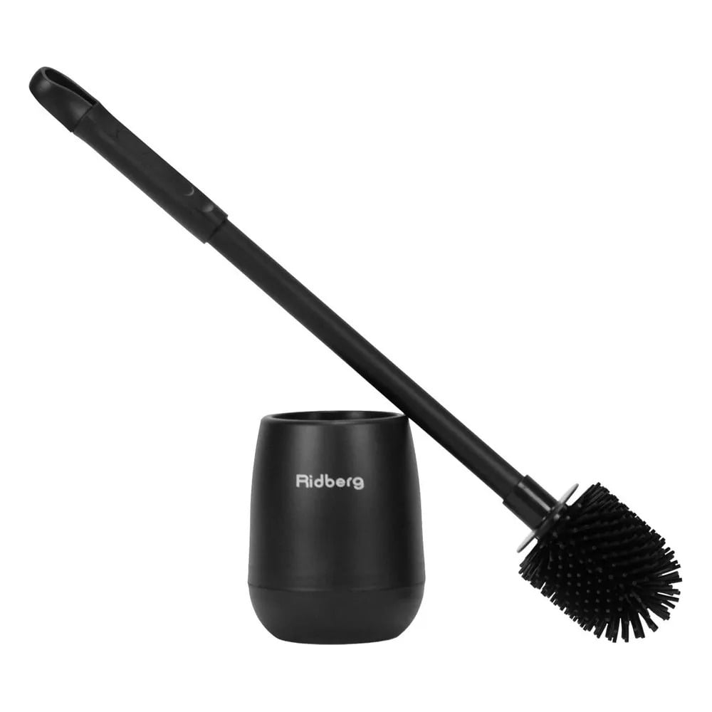Изображение товара Ершик для туалета Ridberg черный 430х70 мм с колбой и металлокомплектом