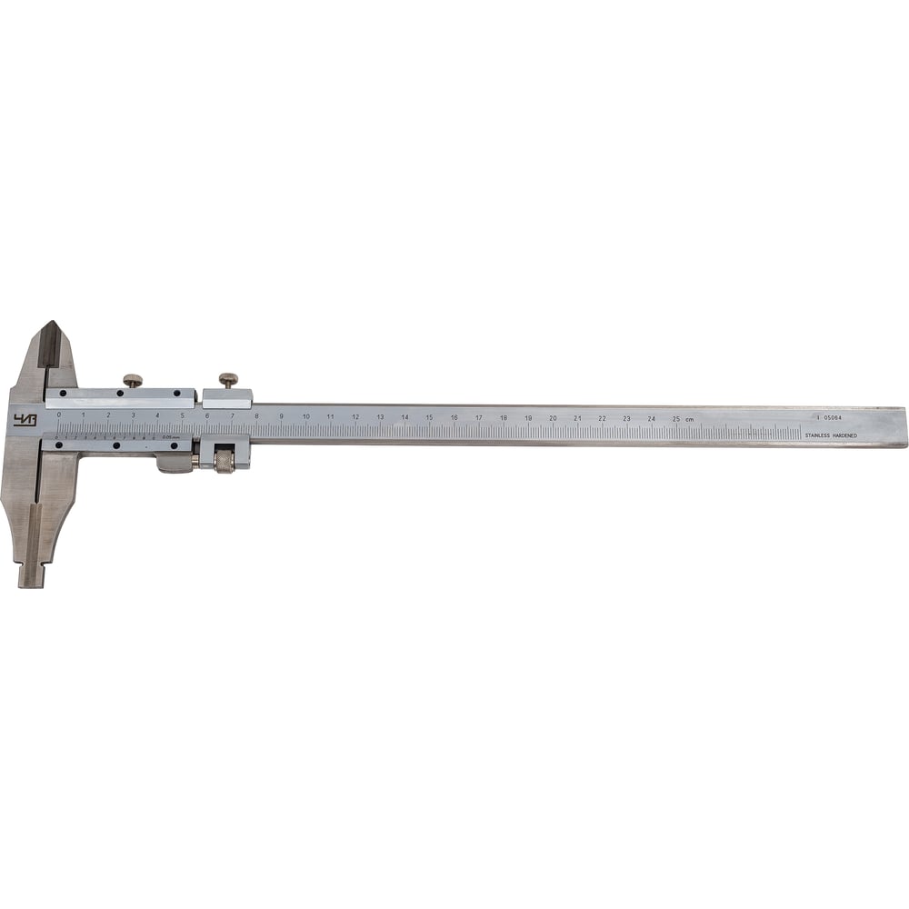 Изображение товара Профессиональный штангенциркуль ЧИЗ ШЦ-2-250 с твердыми губками и точностью 0.05 мм