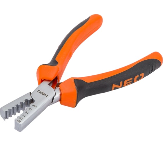 Изображение товара Клещи NEO Tools для обжима наконечников 0.25-2.5 мм2, 140 мм 01-532