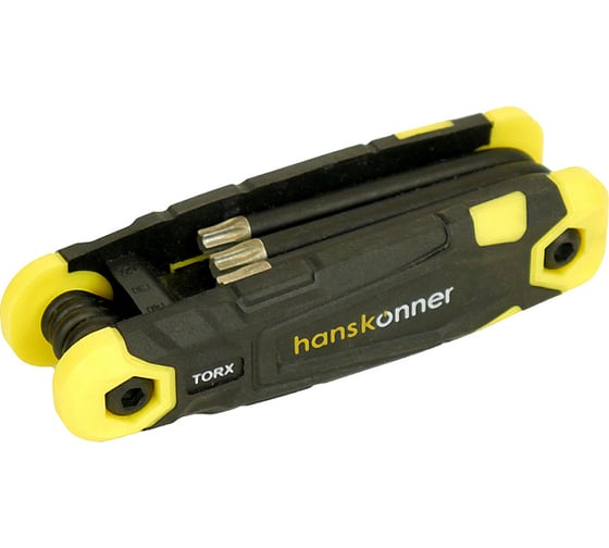 Изображение товара Набор ключей Hanskonner TORX S2 8 шт., T9-T40, складной кейс HK1045-04-8T