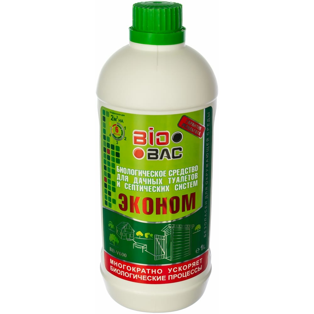 Купить Биологическое средство для дачных туалетов и септических систем БиоБак, BB-V600