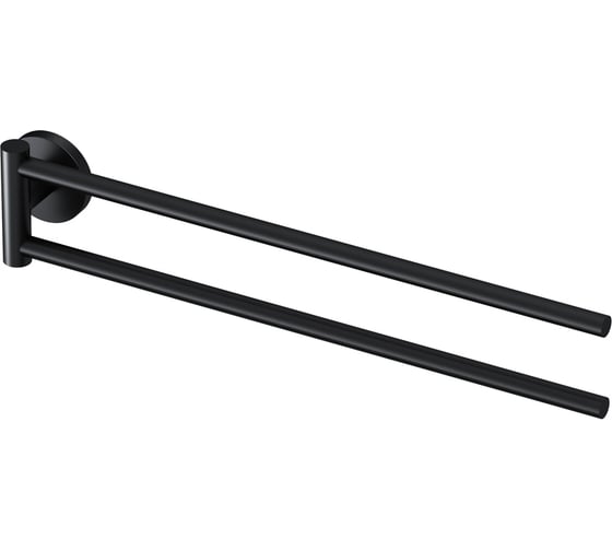 Изображение товара Двойная вешалка-вертушка для полотенец AM.PM X-Joy черный A85A32622