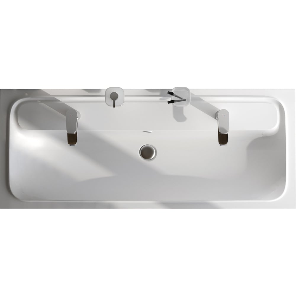 Изображение товара Раковина AM.PM Func из искусственного мрамора 120 см матовая белая