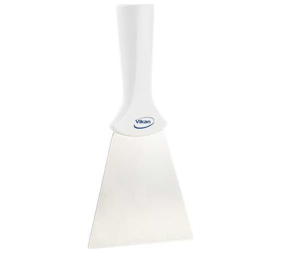 Изображение товара Ручной скребок с резьбовой ручкой Vikan нержавеющая сталь, 100 мм, белый 40115