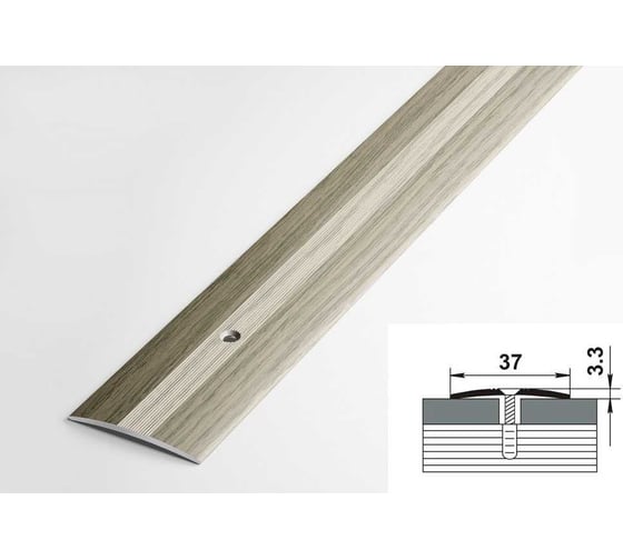 Изображение товара Порог напольный Лука пс 03.1800.054 клен северный, 180 см, 37 мм УТ000076945