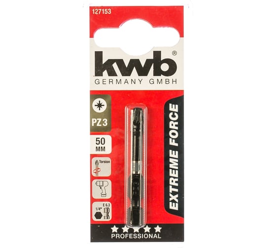 Изображение товара Бита PZ3 50 мм ударная IMPACT 1 шт. KWB 127153