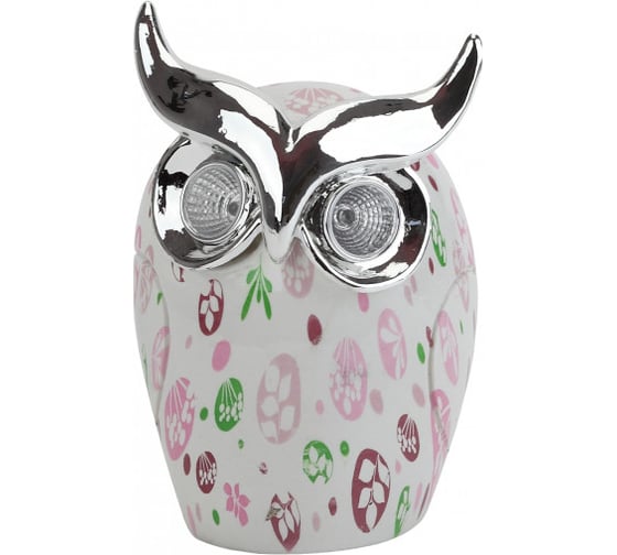 Изображение товара Садовый светильник ЭРА ERAFYH0105 Филин на солнечной батарее, полистоун, 16 см (24/432) Б0038498