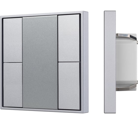 Изображение товара Панель INTELLIGENT ARLIGHT KNX-223-4-GREY (BUS) (IARL, IP20 Металл, 3 года) 028720