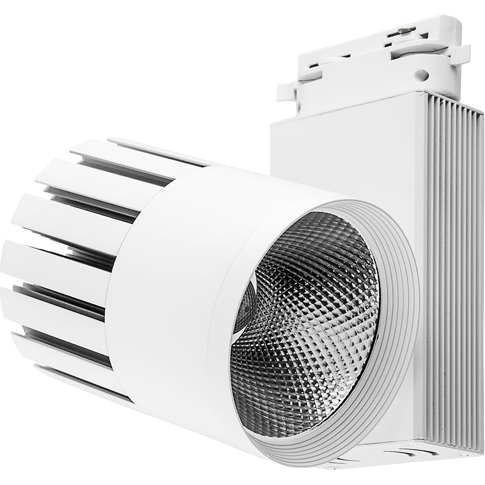 Светодиодный трековый светильник на шинопровод feron al105 40w, 3600 lm, 4000к, 35 градусов, белый 29695 - фото 1