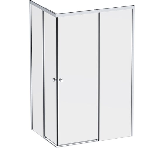 Изображение товара Душевое ограждение AM.PM X-Joy Square Slide 120x90, мат хром, прозрачное W94G-403-12090-MТ