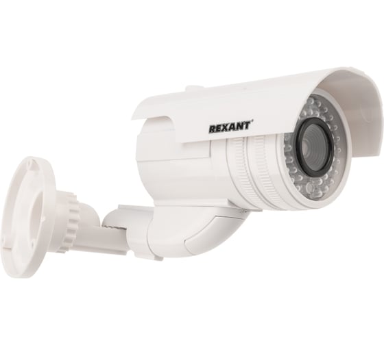 Изображение товара Муляж уличной камеры REXANT цилиндрическая, белая 45-0240