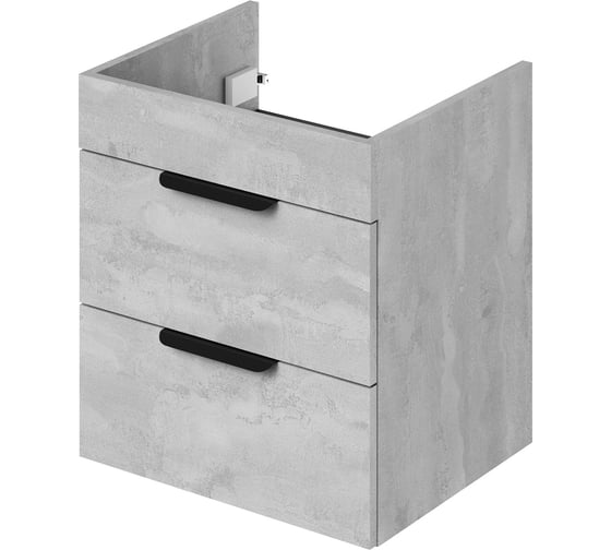 Изображение товара Подвесная тумба под раковину IKA alta 50 460x380x500 бетонный камень 4657784357811