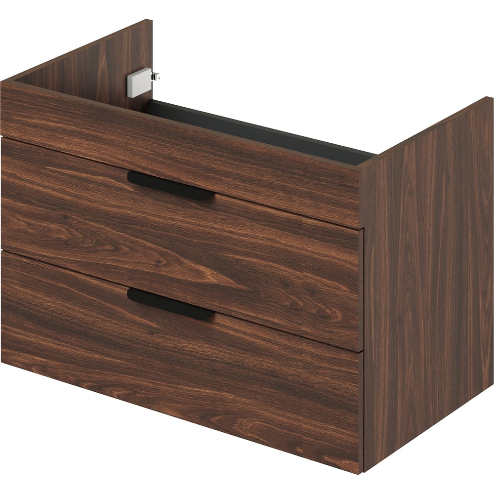 Изображение товара Подвесная тумба под раковину IKA alta 80 дуб бурбон современная с ящиками