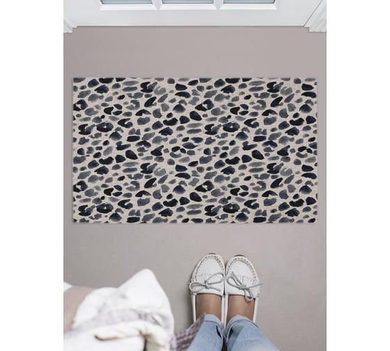 Изображение товара Придверный коврик в прихожую JOYARTY с принтом Настроение кошка, 45х75 см door_423849