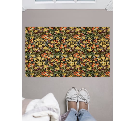 Изображение товара Придверный коврик в прихожую JOYARTY с принтом Русские мотивы, 45х75 см door_423731