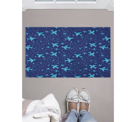 Изображение товара Придверный коврик в прихожую JOYARTY с принтом Высший пилотаж, 45х75 см door_152806