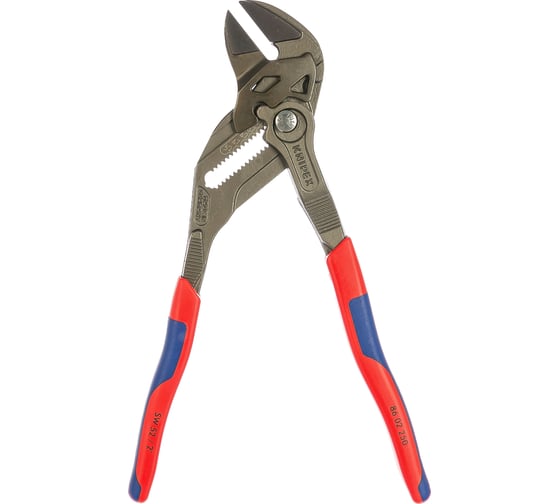 Изображение товара Переставные клещи KNIPEX 52 м, 250 мм, серые, 2К ручки KN-8602250